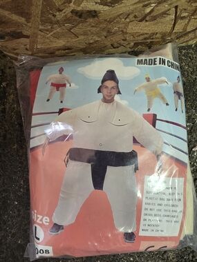 Inflatable Sumo Costume - Red Large